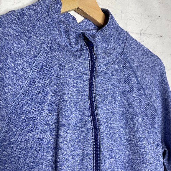 Women's Athleta Fast Track Half Zip Pullover Purple/Blue XL Long Sleeve Quarter - Picture 2 of 8